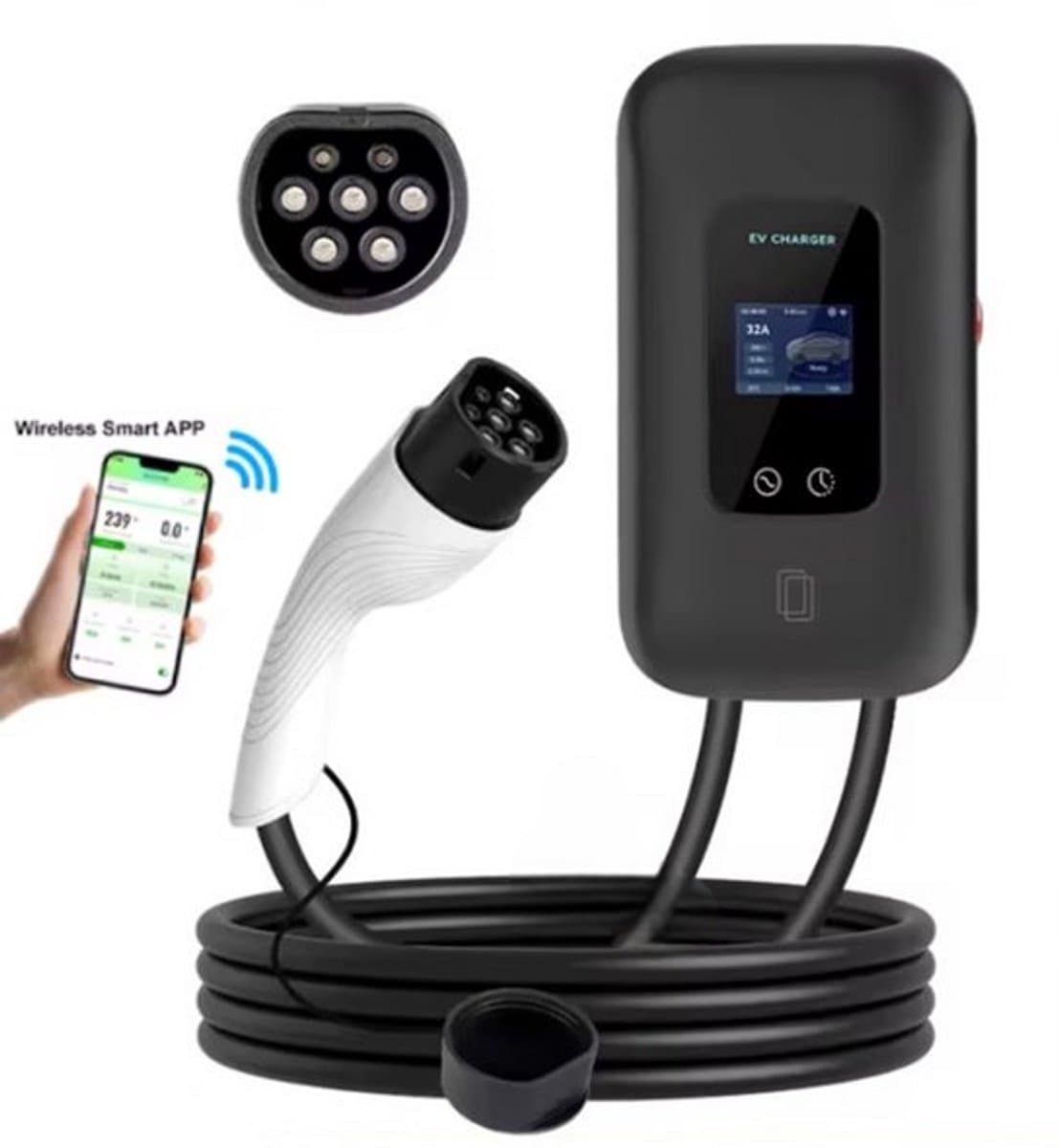 Laadpaal 11 kW met app | 5 meter vaste kabel Type 2 | 3 RFID pasjes | Mobiele app / Wifi | IP65 waterdicht | Type B beveiliging | 2 jaar garantie | Slimme Wallbox 11 kW 3 fase 16A (EAN: 8721184430569): Waarom ik voor deze laadpaal koos