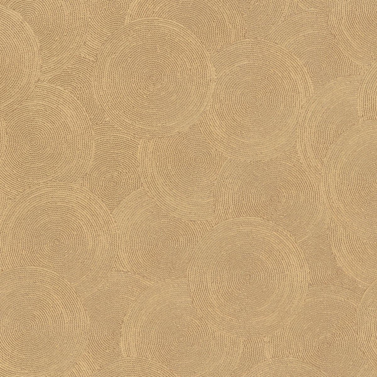 Structuur behang Profhome 790933-GU vliesbehang gestructureerd met geometrische vormen en metalen accenten goud okergeel bruinbeige bronzen 5,33 m2 (EAN: 4255740722415): Een chique hotelgevoel, maar dan thuis