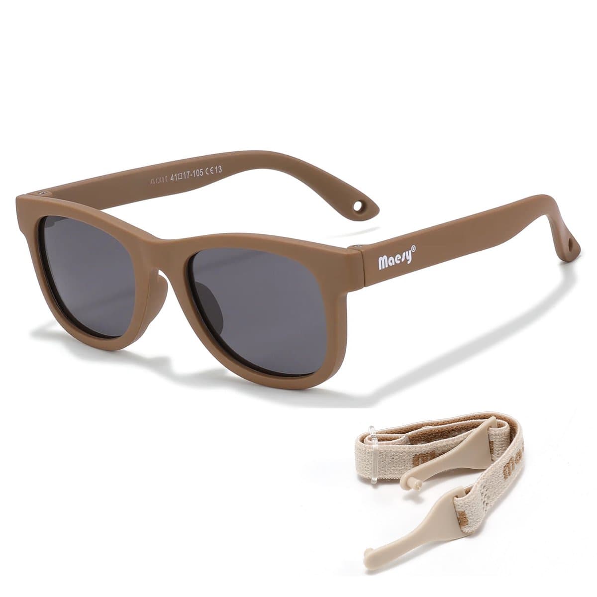 Maesy Baby Zonnebril Indi – 0 t/m 2 Jaar - Elastiek - Flexibel - UV400 Bescherming - Zonnebril Kind - Taupe Bruin (EAN: 8720726947008): Waarom een zonnebril voor baby's eigenlijk een must‑have is