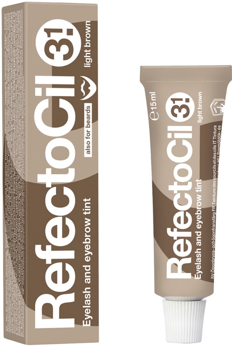 RefectoCil - Wenkbrauw en Wimperverf - 3.1 light brown - 15ml: De eerste indruk "Help, het is oranje!" 😱