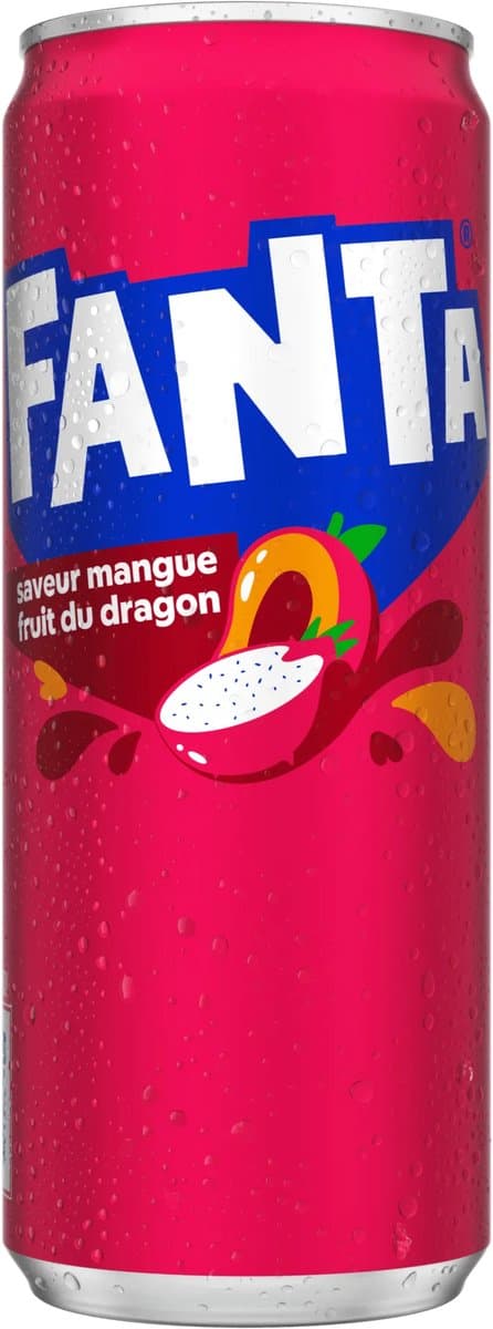 Fanta - Mango Dragon Fruit - 24 x 0,33 Liter blik - frisdrank (EAN: 8721325994738)