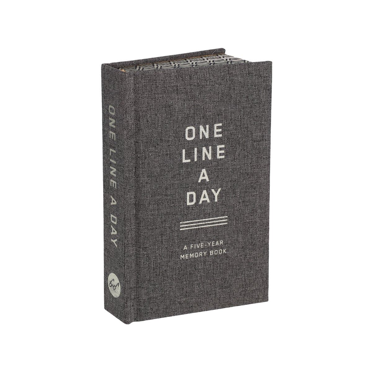 Charcoal Canvas One Line a Day - Dagboek voor 5 jaar - A Five-Year Memory Book (EAN: 9781797237367): Wat is dit dagboek nou precies