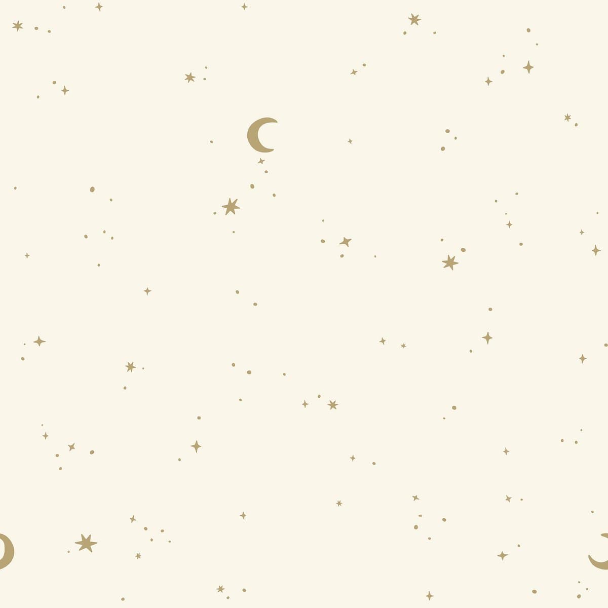 Little Dutch Non-Woven Behang - Moon & Stars (EAN: 8711444632369): Een hemeltje in de slaapkamer 🌙⭐