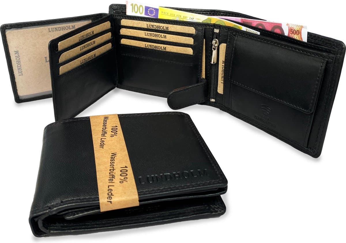 Lundholm RFID Leren heren portemonnee - Luxe Lederen Portefeuille - Cadeau voor Man - Zwart (EAN: 7440857715772): Waarom ik meteen verliefd werd