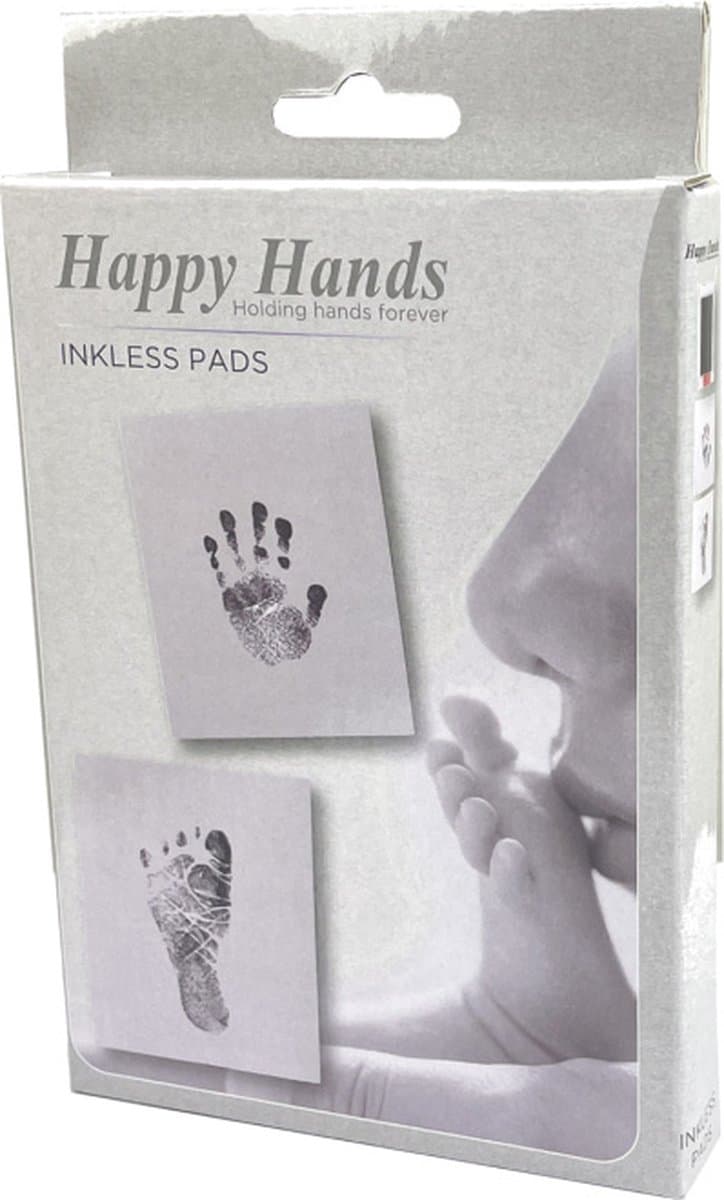 Happy Hands - Inkless Pads - Hand/voet afdruk ZONDER inkt aan te raken - Geen rommel - 3 prints - inclusief 3 kaarten (EAN: 5038278014288): Waarom ik meteen verliefd werd