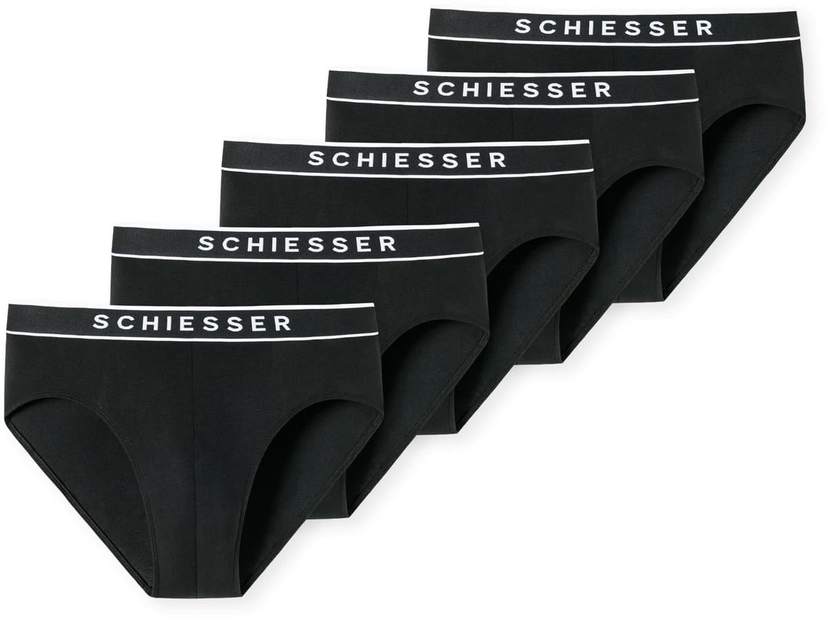 Schiesser Rioslip set van 5 Organic Cotton zwart - 95/5 Heren Onderbroek (EAN: 4007067078320): **Waarom dit schrijft je heen De prijd van goedkeuzing**