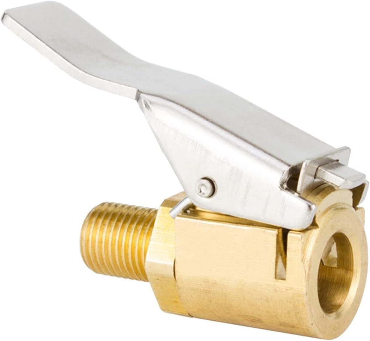 Ventiel Clip-Autoband Ventiel Pomp - Auto Messing - 8 mm - Band Oppompen - Connector - Auto Accessoire-1 stuks messing bandenventiel luchtpompclip, luchtklem bandenpomp compressor pomp verbinding vergrendelbare bandenpomp luchtklem adapter, univer...