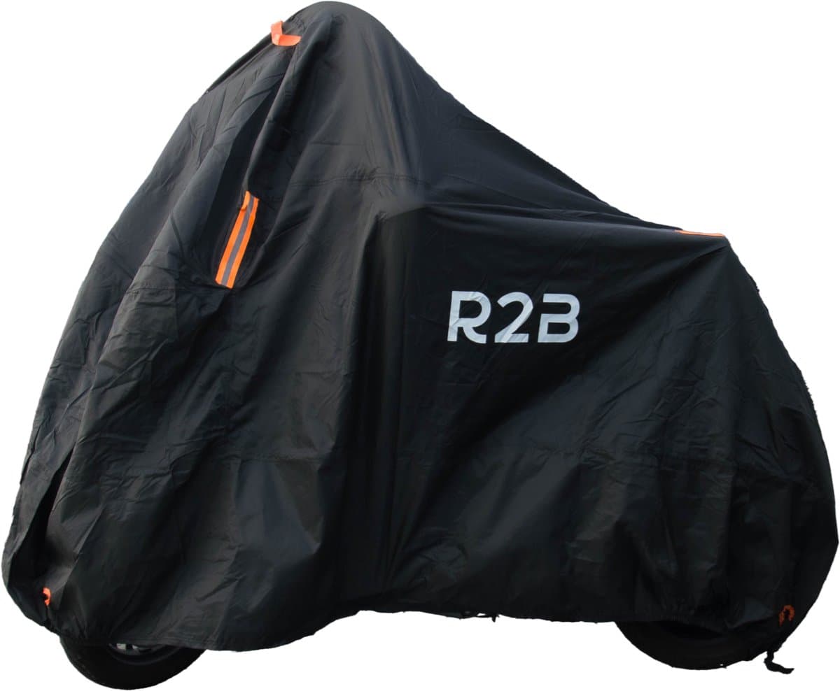 R2B Scooterhoes & Motorhoes Waterdicht buiten - Universeel - Oxford 300D Waterdicht - Geschikt voor Windscherm - Scooter hoes incl. Opbergzak (EAN: 8721139180839)