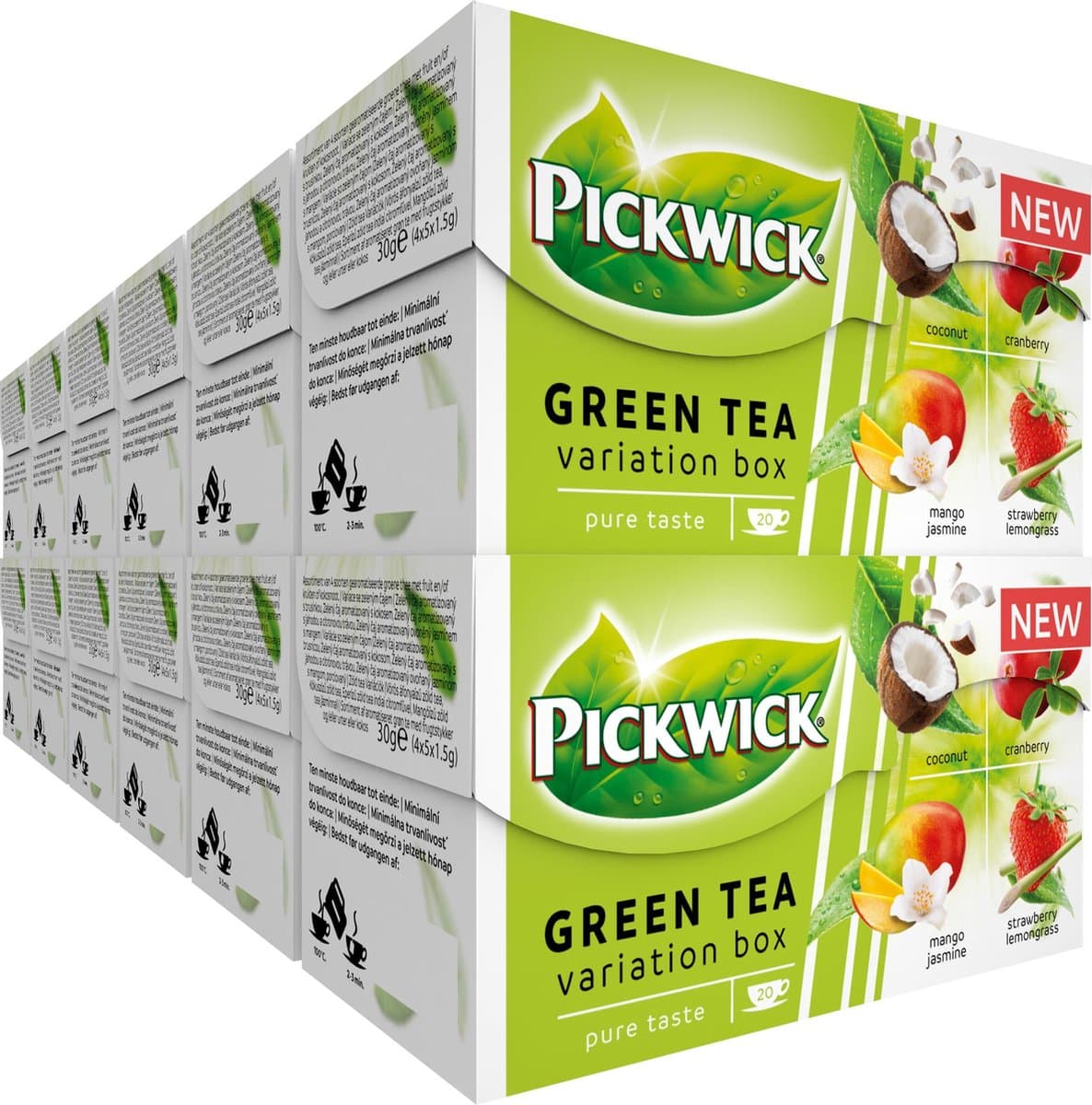 Pickwick Groene Thee Variatiebox - 12 x 20 theezakjes (EAN: 8711000895986)