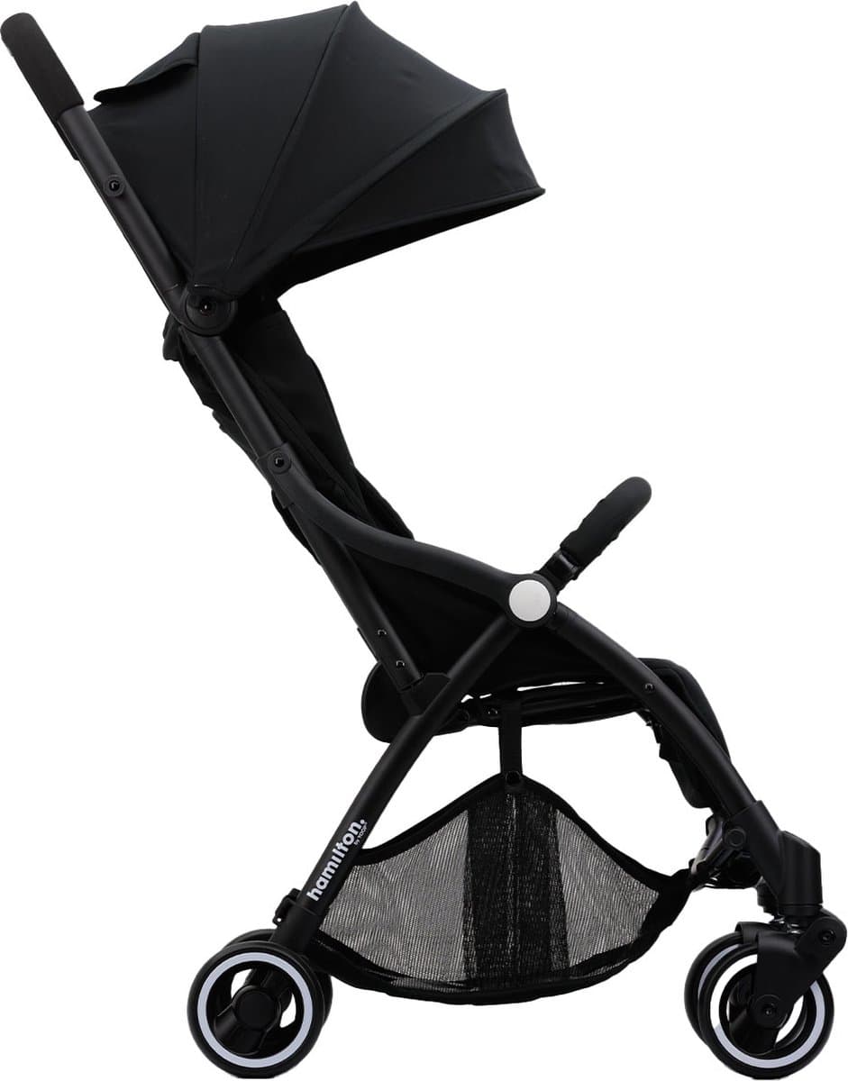 Hamilton by Yoop S1 Plus Buggy – MagicFold™ Technologie – Tot 22 kg – Wandelwagen Compact– Plooibuggy Baby – Inklapbaar – Kinderwagen – Zwart (EAN: 8719925240119)