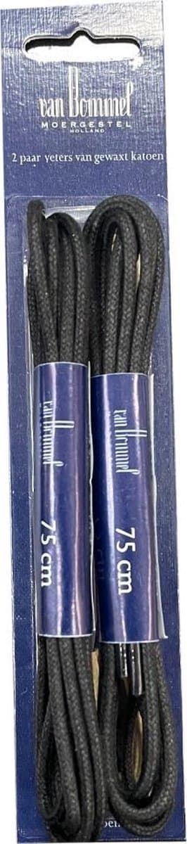 Originele Van Bommel veters Zwart 75cm - Rond - 2 paar (EAN: 6090535398332): Waarom ik dit product onder de loep neem