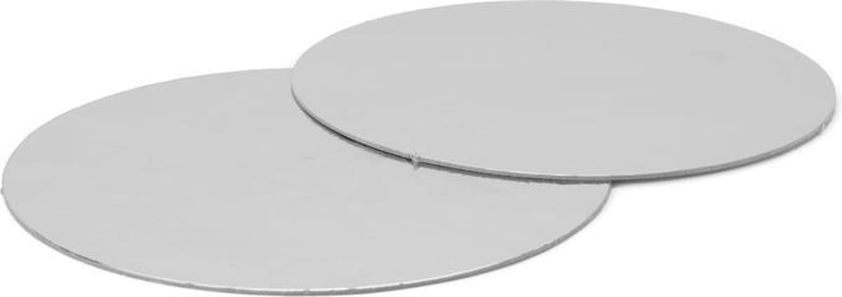 Cadeauverpakking - Rondellen - Rondel - Rond - Goud & Zilverkleurig - 20 centimeter Ø - 50 stuks (Diamantzakken apart verkrijgbaar) (EAN: 7423352462440)
