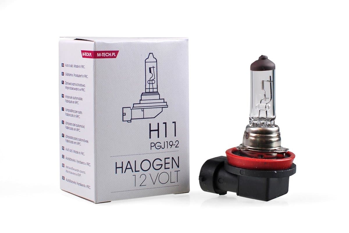 M-Tech H11 12V 55W – Basic halogeenlamp – 1 stuk – standaard fitting (EAN: 5901508502940)