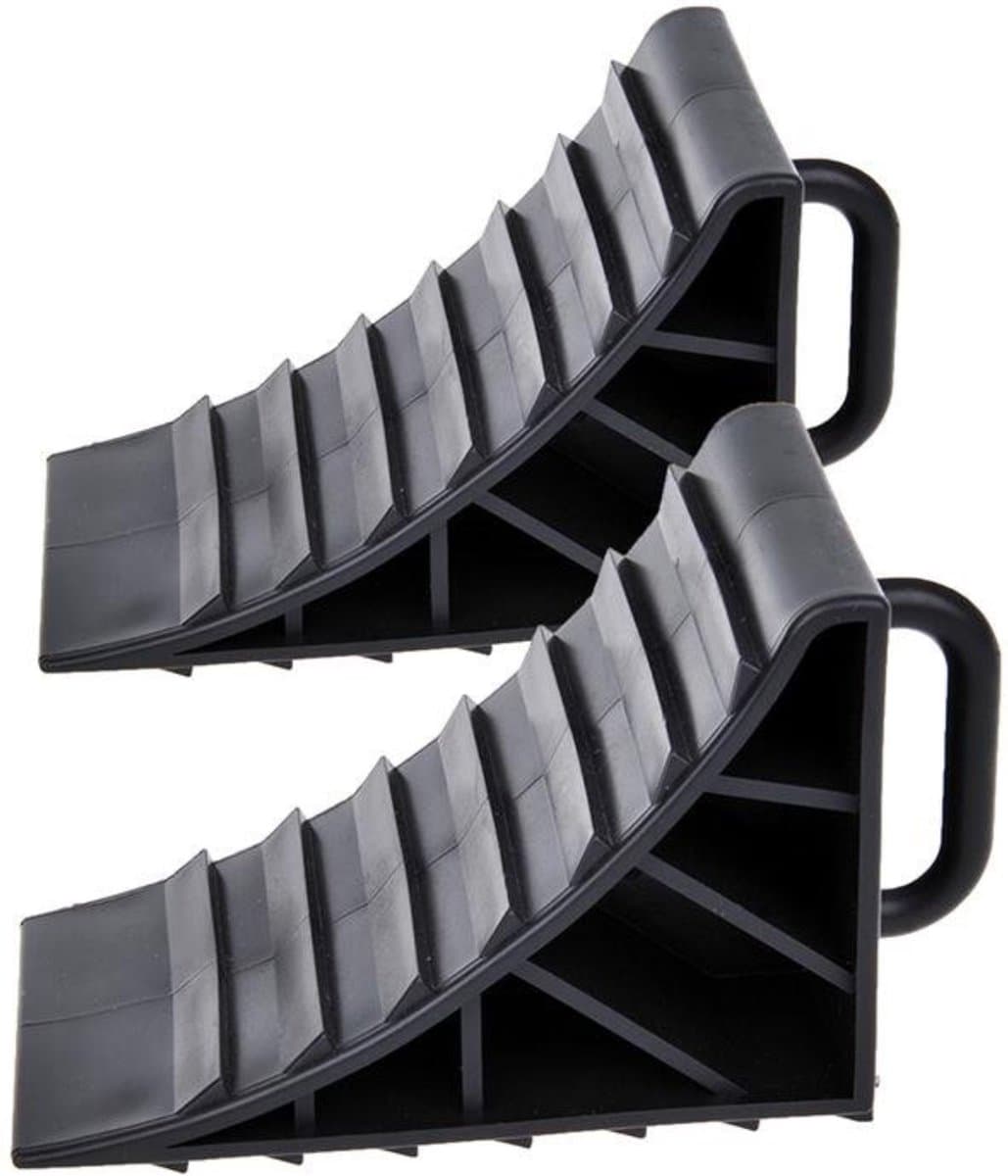 ProPlus Wielkeg Wielblok Klem Bandenstopper Rolstopper Incl. Handvat Set 2 stuks Kunststof Zwart (EAN: 8719497083701): 🔧 Waarom dit setje nou zo bijzonder is