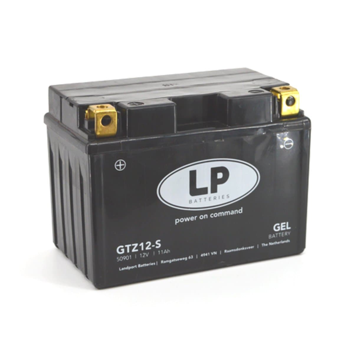 LANDPORT (LP) GTZ12-S MOTOR GEL ACCU 12 VOLT 11,0 AH (50901 - MG LTZ12-S) (EAN: 8717101024751)