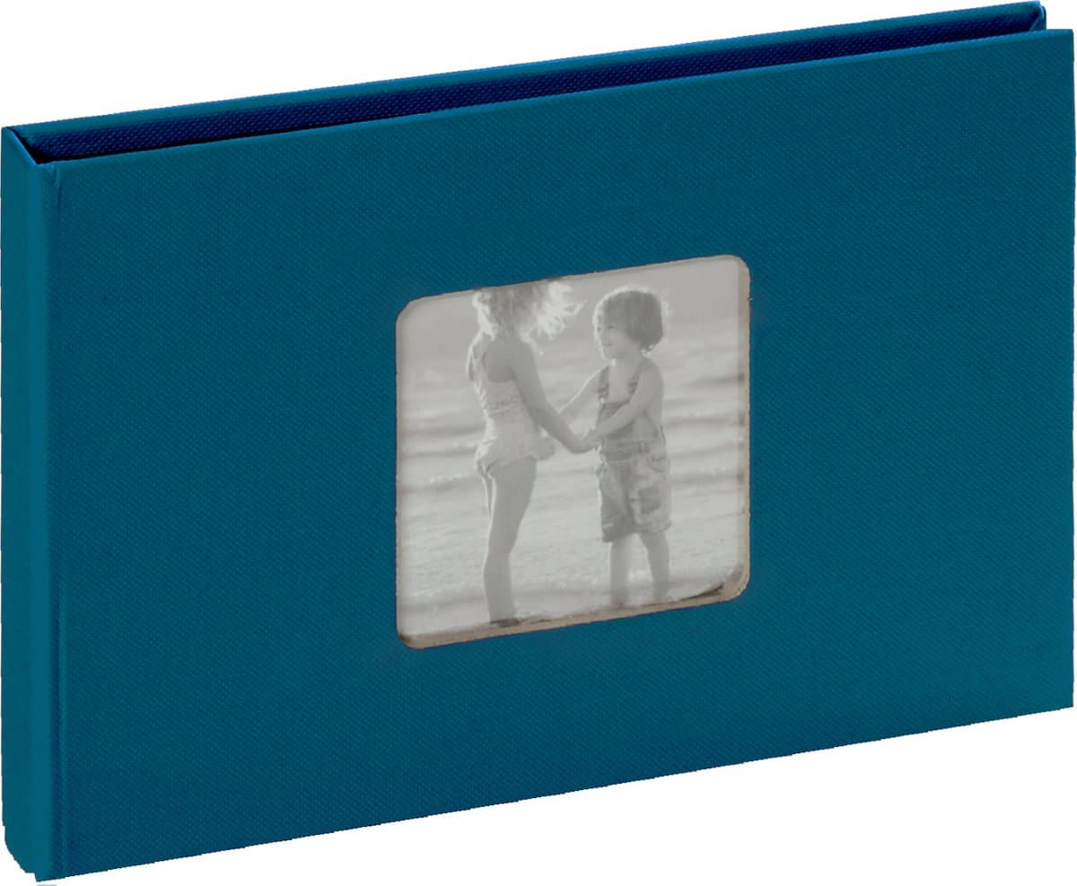 SecaDesign Fotoalbum insteek Vita azuur blauw - 36 foto’s 10x15 cm - foto etui - VIT3615AB (EAN: 8719481049553)