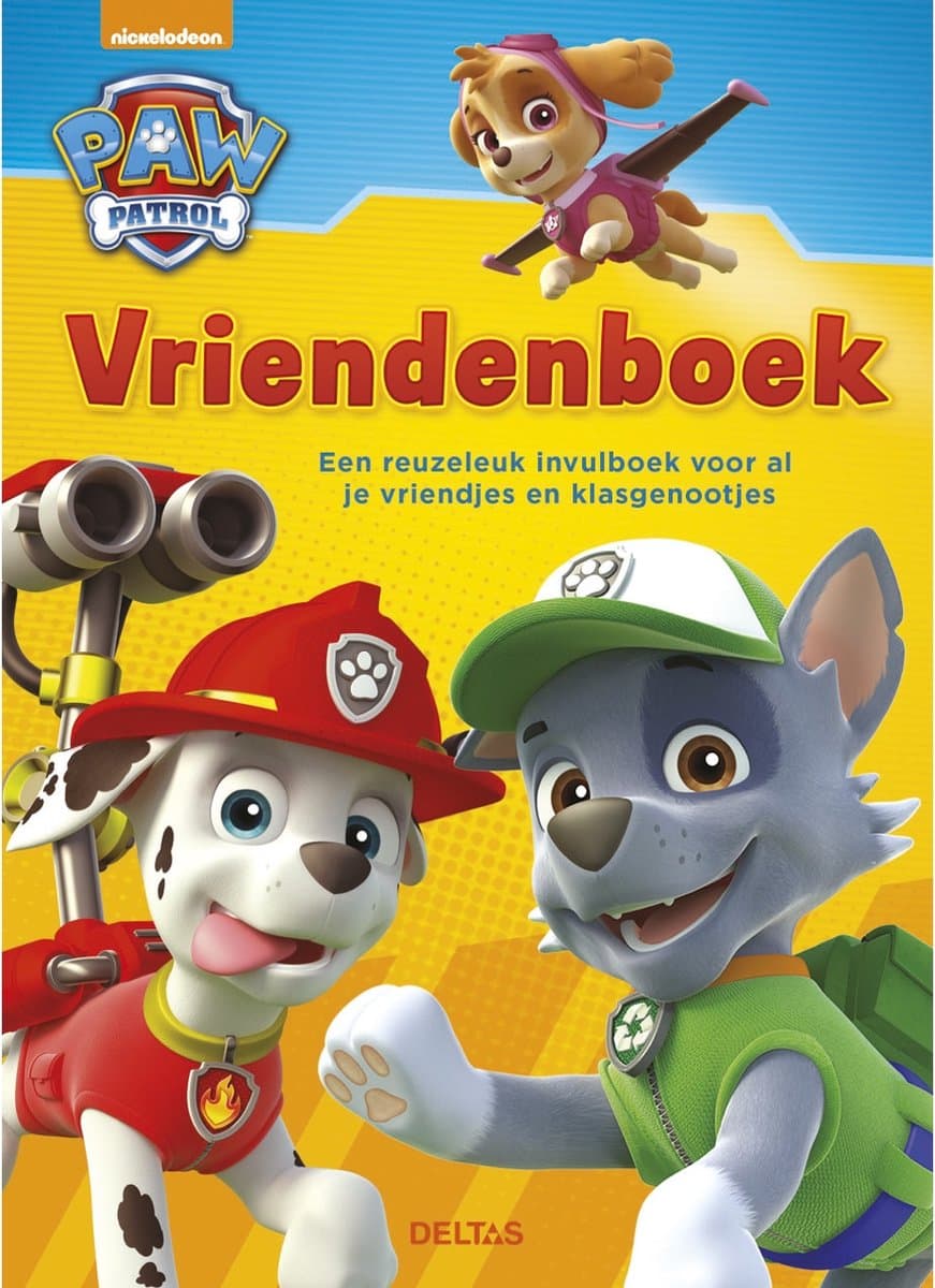 PAW Patrol - Vriendenboek - Hardcover (EAN: 9789044746907)