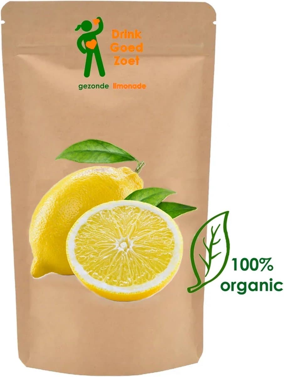 Drink Goed Zoet ECO Gezonde limonadepoeder - citroen smaak - suikervrij biologisch (EAN: 8717774630259): Waarom ik er meteen voor koos