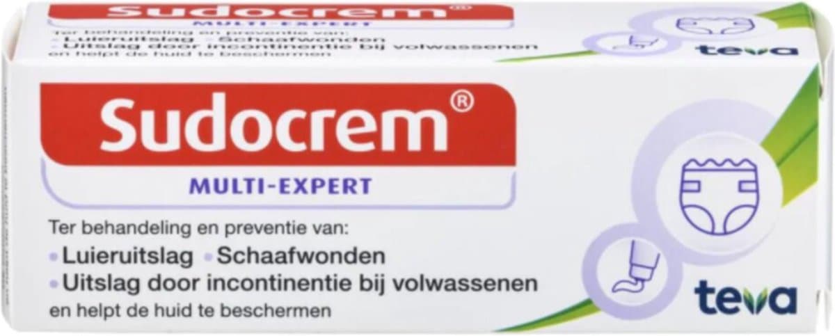 Sudocrem- Luier & Billencrème tube - 30gr - Multi Expert (EAN: 8711218979096)