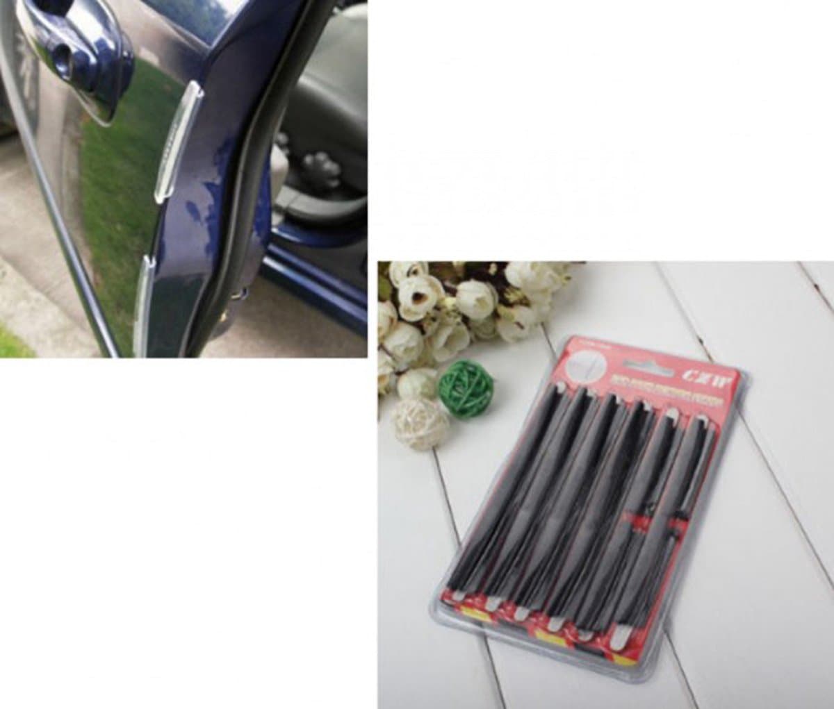 Stootstrips voor auto - Autodeur beschermers - Bescherm uw en andermans auto bij het uitstappen - Zwart (EAN: 7448149080010): Waarom ik dit product zag