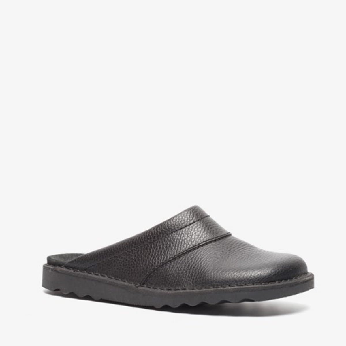 Natuform leren heren pantoffels - Zwart - Sloffen - Maat 43 (EAN: 8718907077279): Waarom ik er meteen naar keek