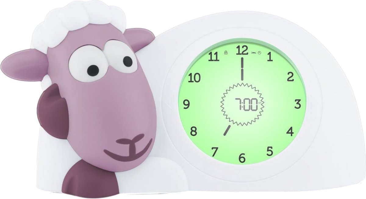 Zazu Sam Slaaptrainer Schaap Paars Kinderwekker (EAN: 0794712495307)
