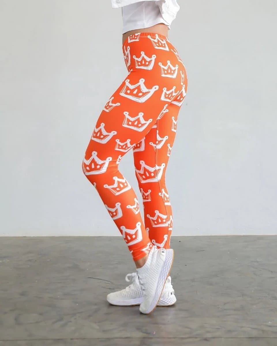 Oranje Legging Dames - WK - Oranje Kleding - Positive Pants - XS/S/M (EAN: 9501112311875)