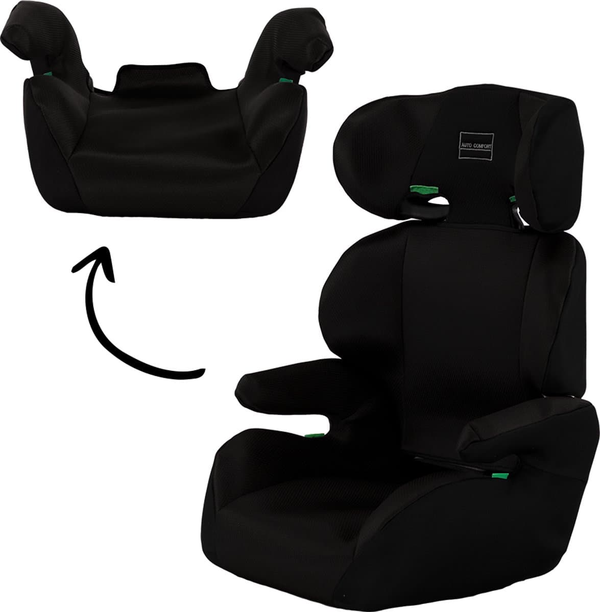 Autocomfort Billy II Autostoel - I-Size - Zwart - Geschikt vanaf 126 tot 150 cm (EAN: 5907030040578)