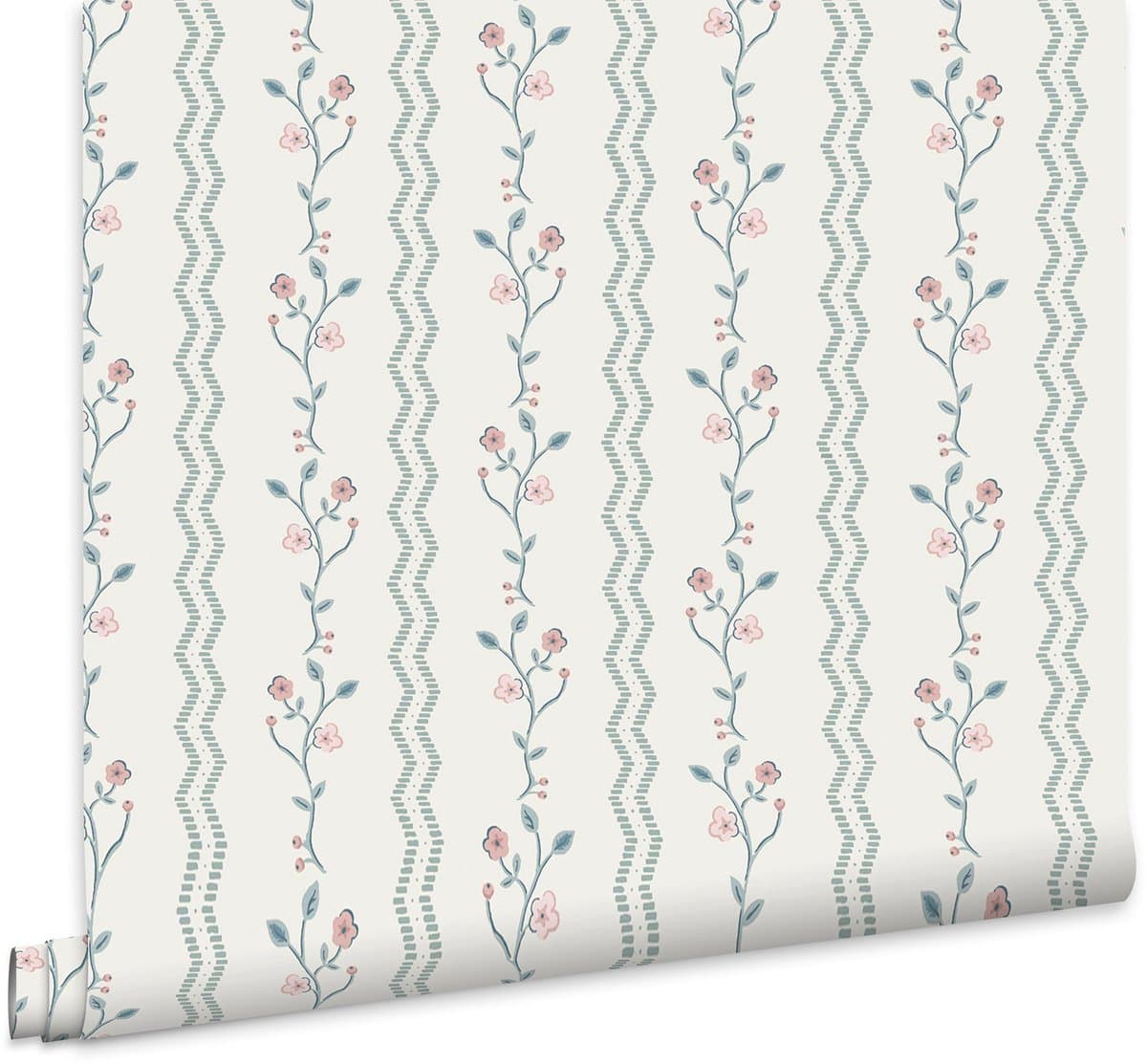 Laura Ashley Blencow Stripe Behang - Bloemen - 10mx52cm - Blauw (EAN: 5011583596588): Waarom ik verliefd ben op deze print 🌸