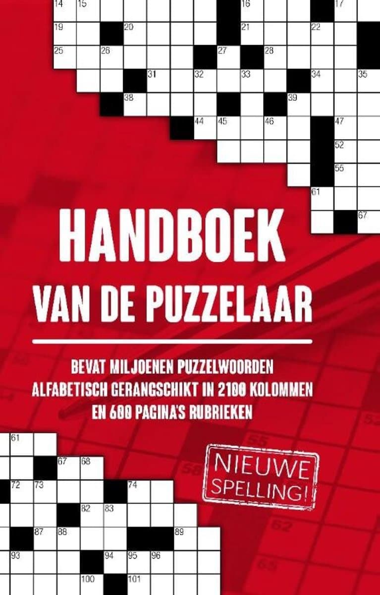 Handboek van de puzzelaarbevat miljoenen puzzelwoorden alfabetisch gerangschikt in kolommen en rubrieken (EAN: 9789039601396)