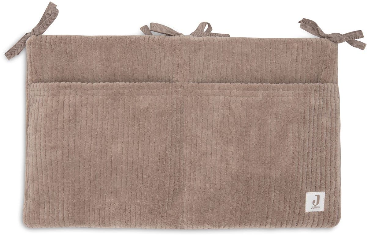 Jollein Boxzak Organizer - 49x30cm - Cloudy Rib - Milky Coffee - Boxopbergzak (EAN: 8717329399907): Wat is het eigenlijk