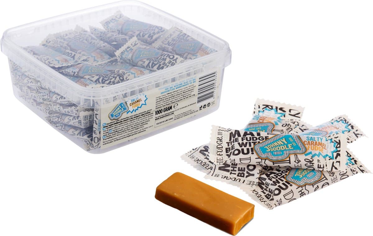 Johnny Doodle - Salted Caramel Fudge - 1kg (EAN: 8717399039895): Wat is dit precies