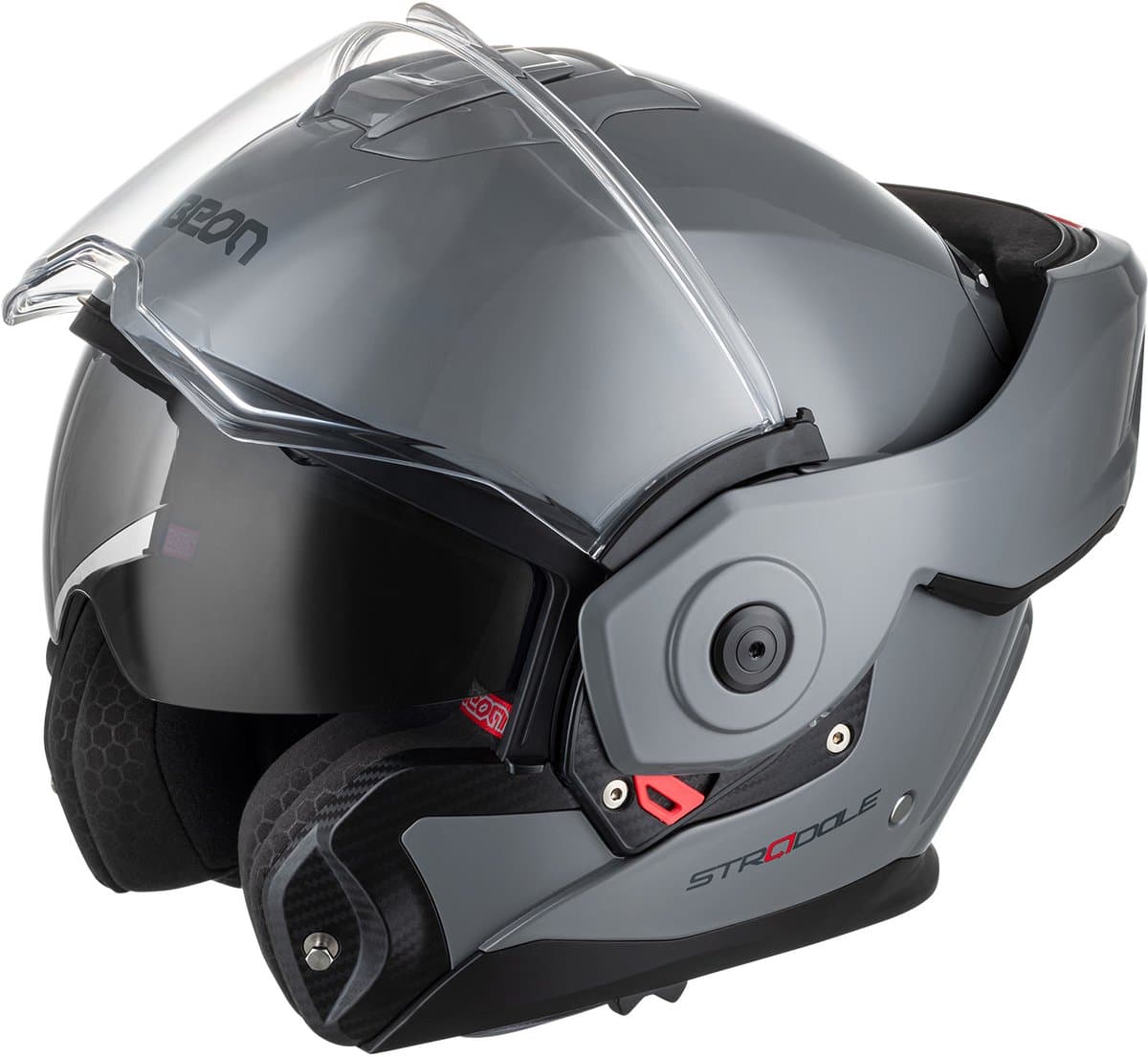 BEON Stradale Motorhelm - XL - Systeemhelm met Zonnevizier - 180º Verstelbare integraalhelm - Jethelm - Nardo Grijs (EAN: 8720941404546)
