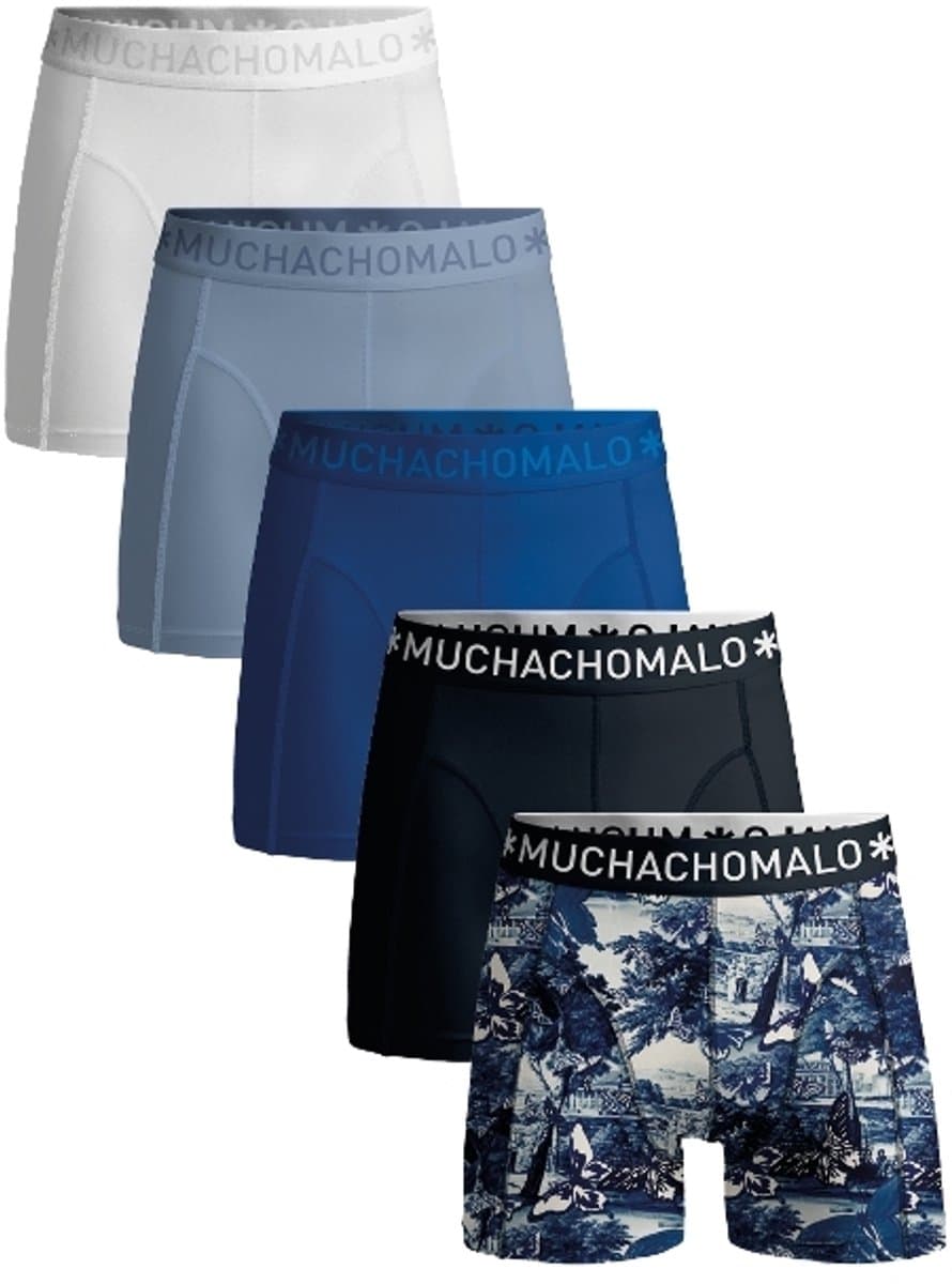 Muchachomalo – Boxershort Heren – 5 Pack – Katoenen Ondergoed – Normale Lengte – Onderbroeken Heren – Boxershorts (EAN: 8720594575426)