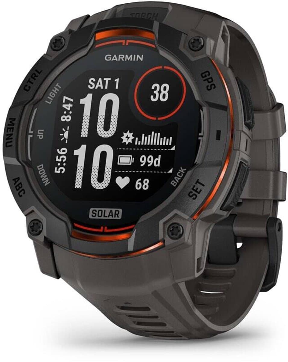 Garmin Instinct® 3 Solar – GPS Smartwatch – 50 mm – Zonne-energie – Zwart (EAN: 0753759339524)