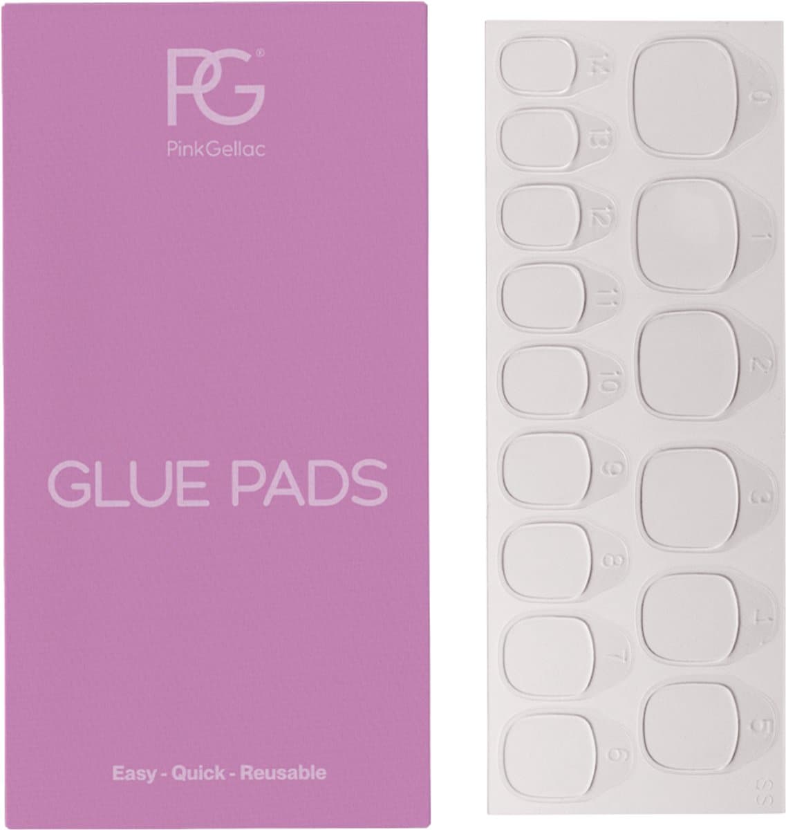 Pink Gellac Plakstickers voor Press On Nails - 150 Nail Glue Stickers voor Press On Nagels - Snel Aan Te Brengen Plak Nagels - Voor 7-14 Dagen Mooie Nagels (EAN: 8721367500034)