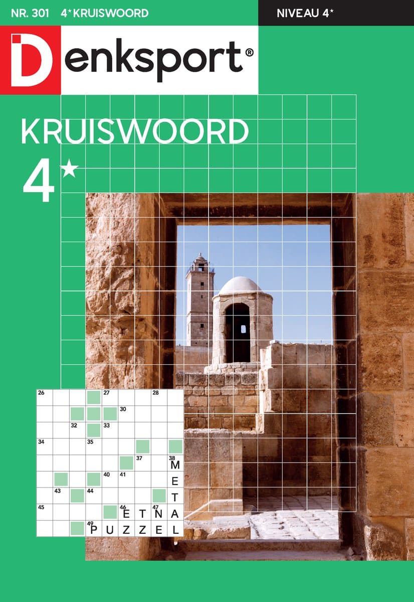 Denksport Puzzelboek Kruiswoord 4*, editie 301 (EAN: 8710835877150): Wat is dit boek precies