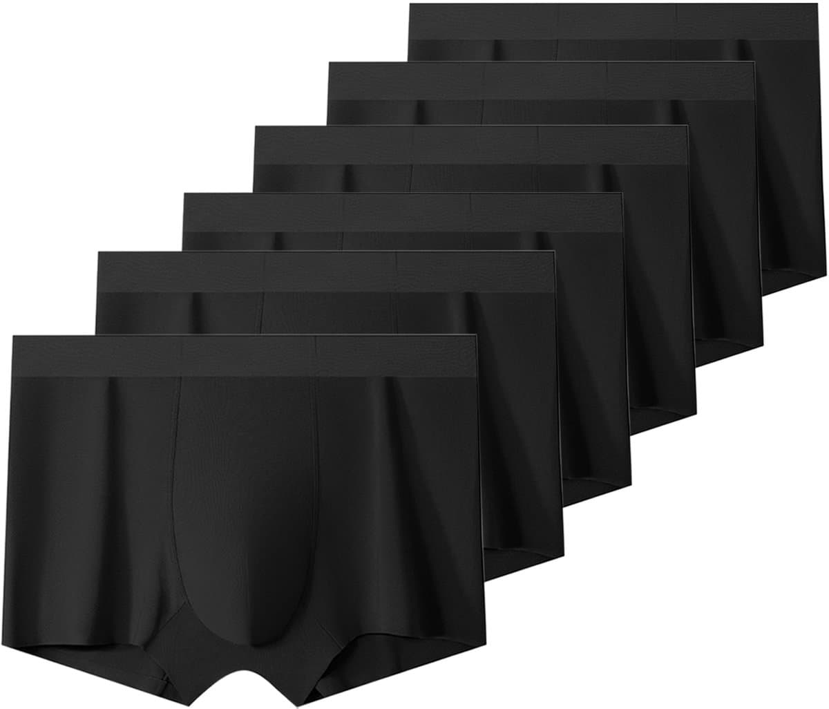 6-Pack Heren Boxershorts - Naadloze Antibacteriële Heren Katoenen Slips - Effen Kleur Ademende Boxershorts - Geschikt voor Sport en Dagelijks Gebruik - Geen Jeukende Tags - Comfortabele Tailleband - Maat XXXL (EAN: 8410900668392): Wat Maakt Ze Zó ...