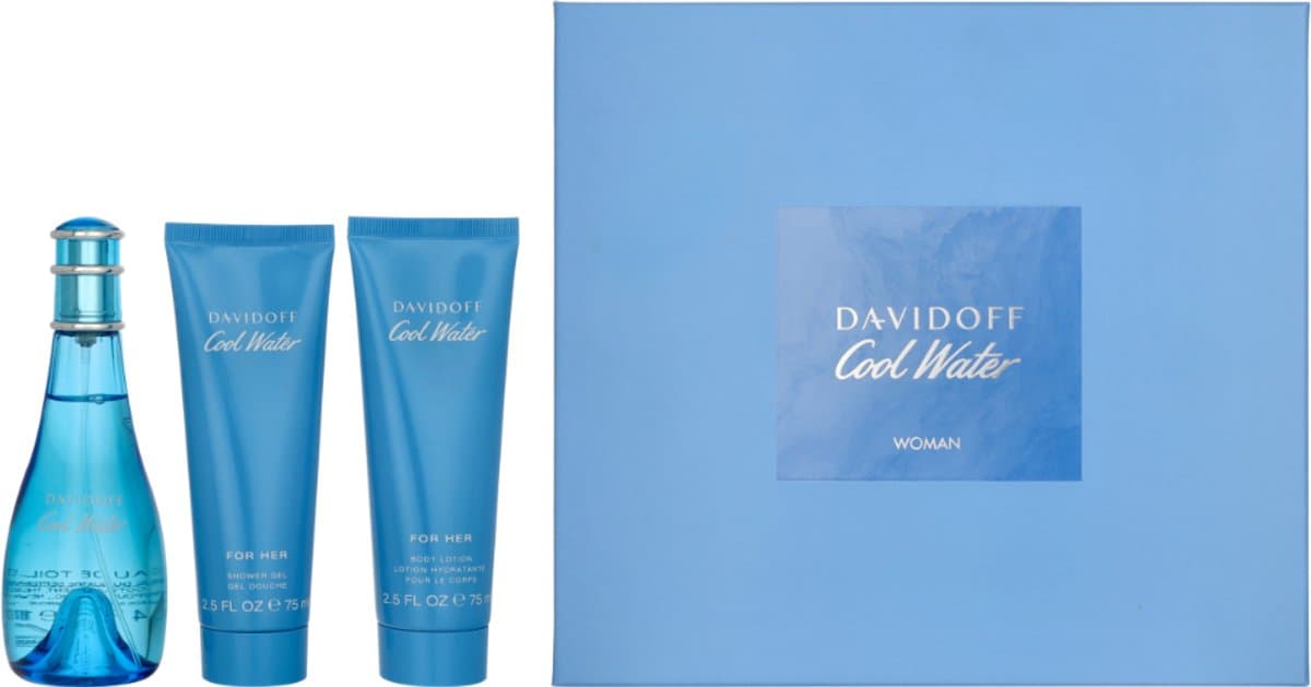 Davidoff Cool Water Woman Giftset 250 ml (EAN: 3616304990458)