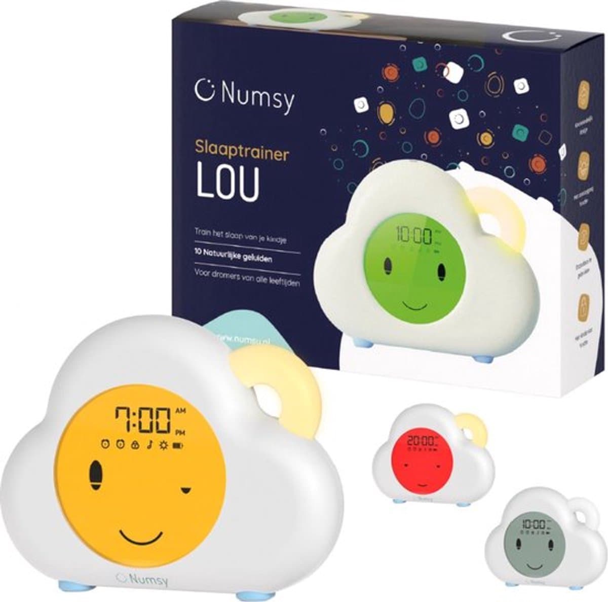 Numsy Lou Slaaptrainer Kinderen - Verbeterde 2026 Editie - Kinderwekker met Nachtlampje - Slaapwekker (EAN: 8721325113214)