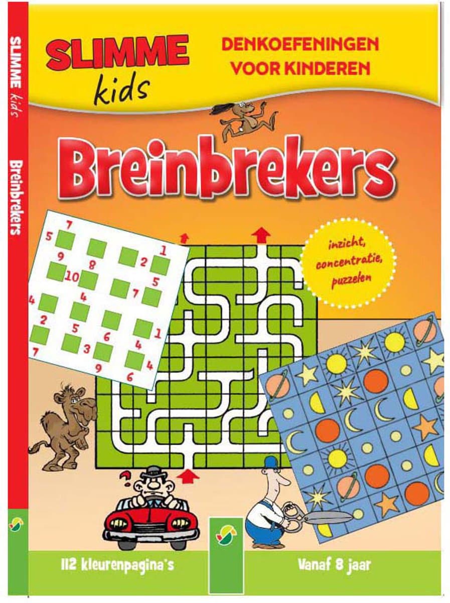 Slimme Kids Breinbrekers 112 Kleurpagina's - Vanaf 8 Jaar (EAN: 4007148113384)