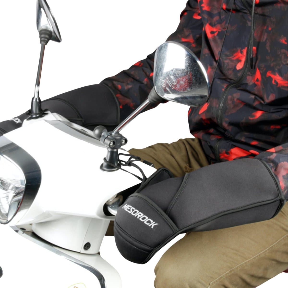 Scooter Handmoffen - Zwart - Handmoffen - Scooter Accesoires - Brommer Handschoenen - Winddicht - Waterdicht - Handmof (EAN: 6019922257250)