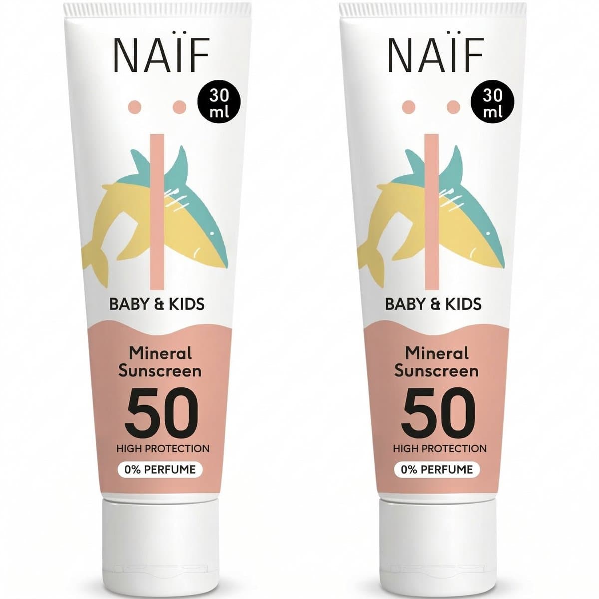 Naïf Minerale Zonnebrand - Zonnebrandcrème - SPF50 - Zonder Parfum - Hoge UVA/UVB Bescherming - 2x30ml (EAN: 8721398091471): **Waarom dit product zo veel buzz krijgt 🤔**