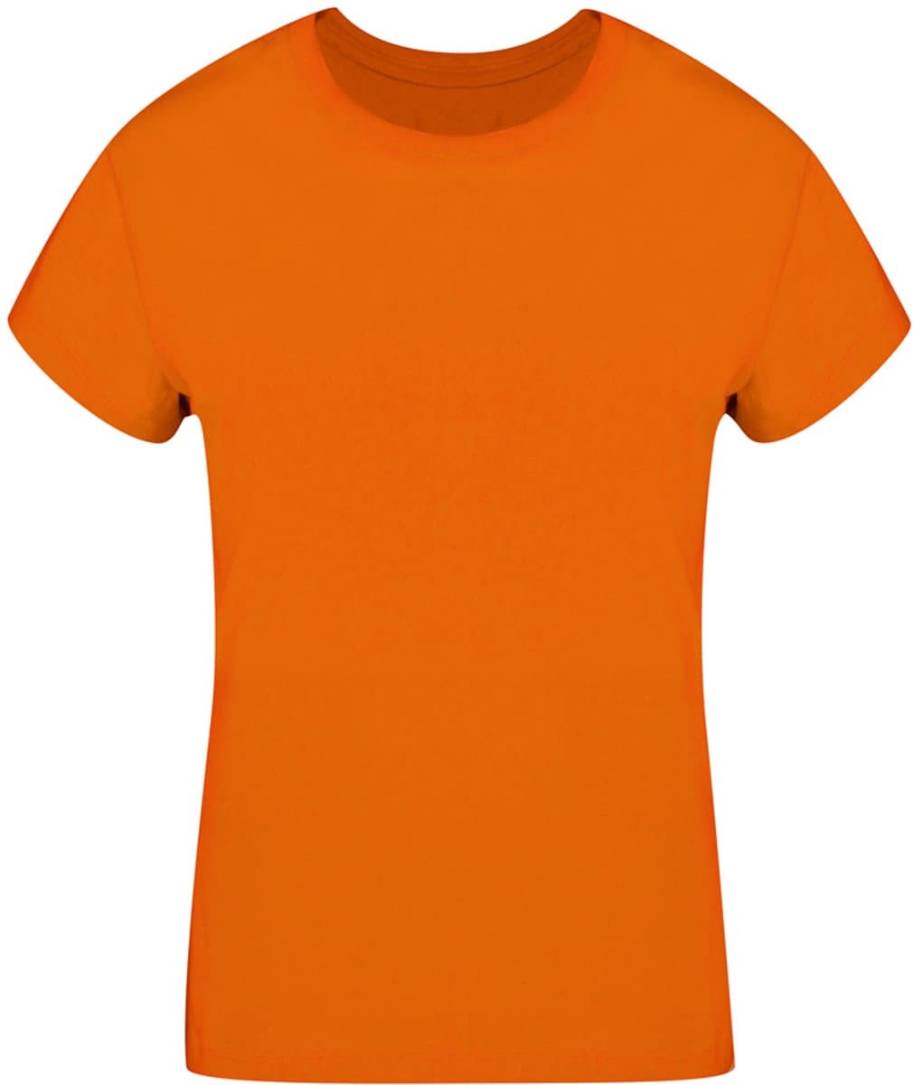 Oranje T-shirt - Koningsdag - EK - WK - Voetbal - Sport - Dames - 160 g/m² - Maat XL (EAN: 8720928317234)