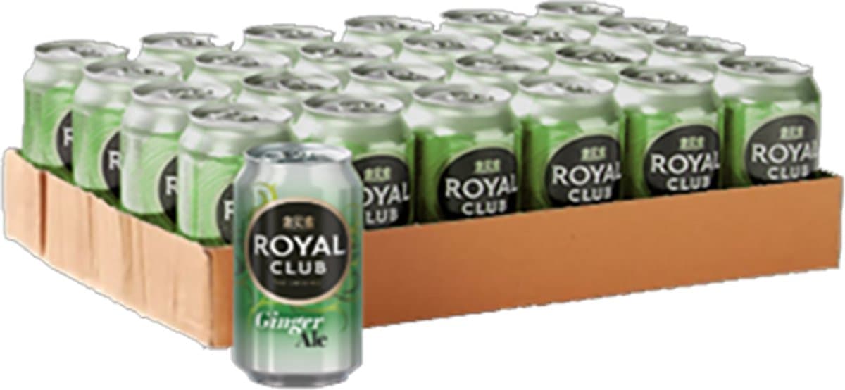 Royal Club - Ginger Ale - Blik - 24 x 0,33 Liter - Frisdrank (EAN: 8715600251906): Waarom deze ginger ale een must‑have is