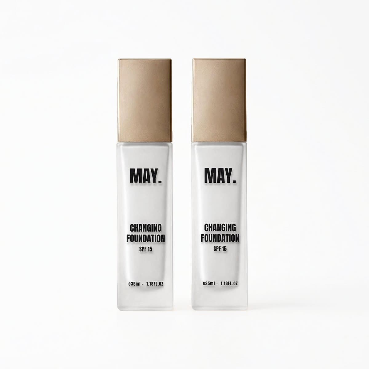 May Cosmetics - 2 x Changing Foundation - 35ml (EAN: 8721516574008): De zoektocht naar de juiste match (net als met muurverf!) 🎨