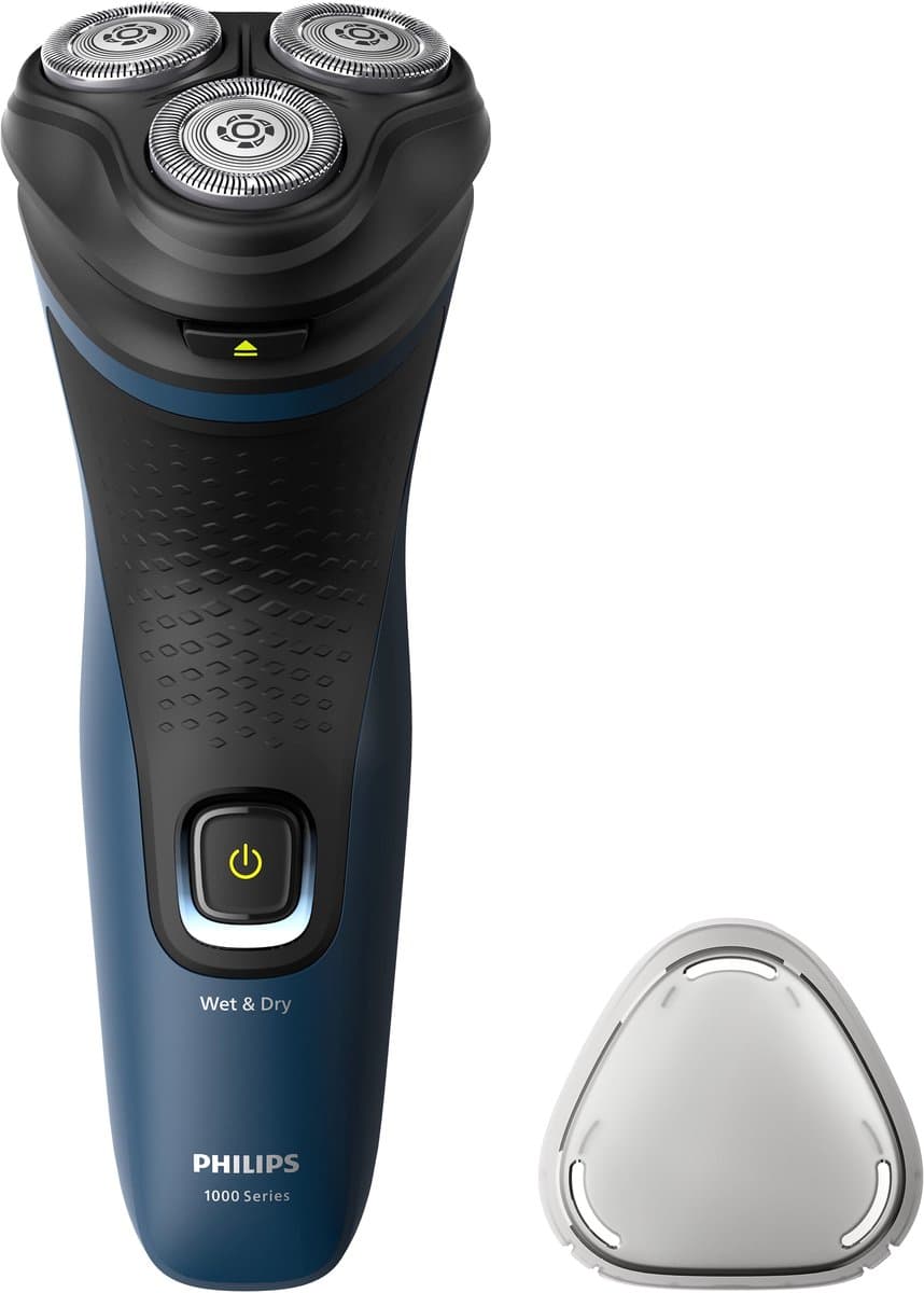 Philips S1151/00 - Scheerapparaat voor Mannen - Nat en Droog Gebruik - Zelfslijpende Messen - 40 min Draadloos (EAN: 8720689024686): Eerste indruk Minimalistisch en fijn in de hand