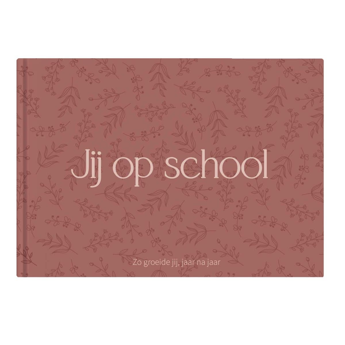 Schoolfotoboek 'Jij op school' | schoolfoto's | schoolfoto album | schoolfoto invulboek | terra roze | Writemoments (EAN: 6097340479492)