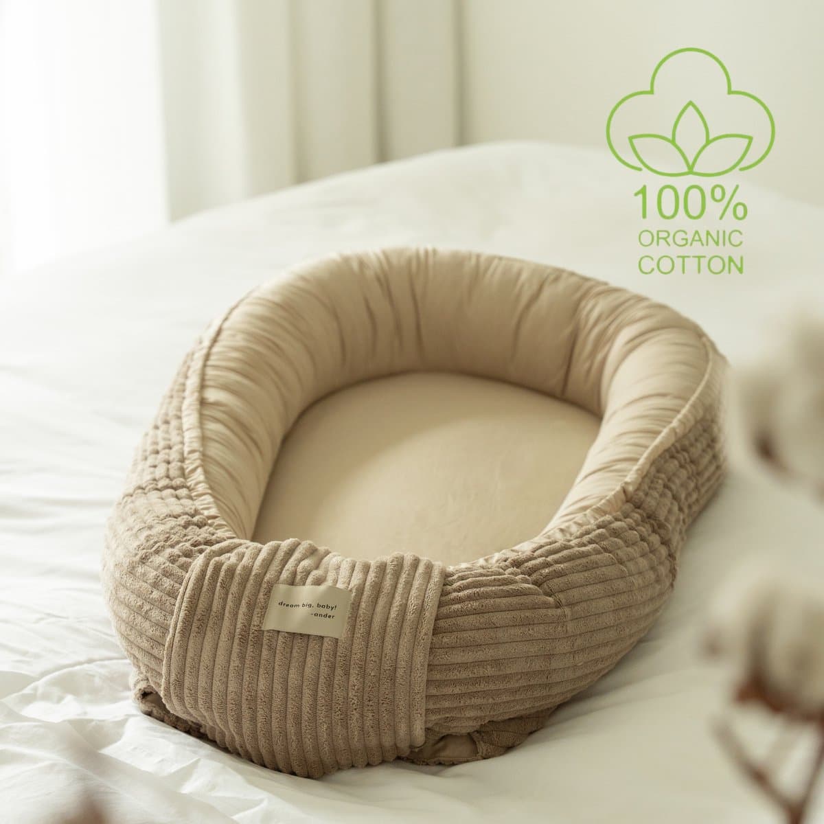 ANDER™ - COZY Babynest | Premium Baby Nest Bed | Zacht Bruin Rib | Made in Poland (EAN: 5902308810754): Waarom de ANDER™ COZY Babynest