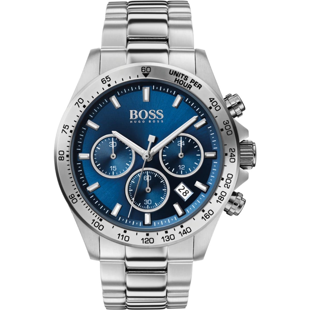 Hugo Boss - Heren Horloge Hero 1513755 - Zilver (EAN: 7613272355131)